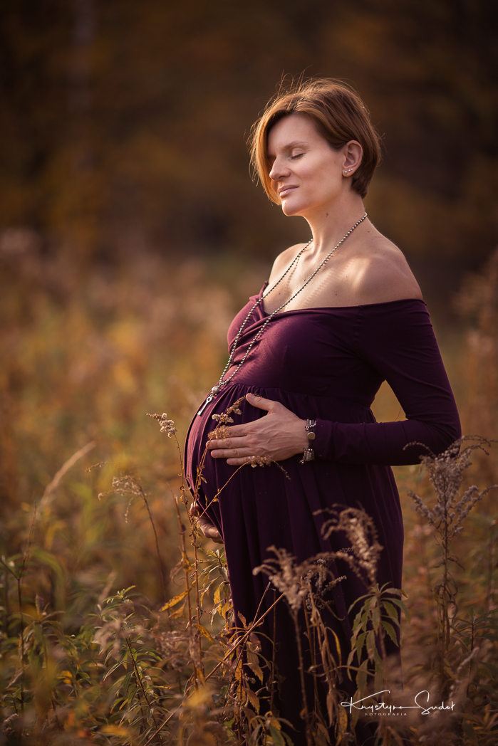 sesja ciążowa plenerowa Wieliczka